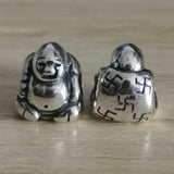 925 Silver Buddha Beaded Charms for European Bracelet Jewelry