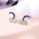 925 Silver Unicorn Stud Earrings For Women