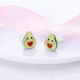 925 Silver Unicorn Stud Earrings For Women