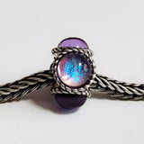 925 Silver Four Sides Bo Glass Bead Charms for European Bracelet