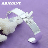 925 Silver Dragonfly Cuff Bracelet for Women