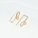 925 Silver Ear Clip Earrings Charm Jewelry Ear Cuff Boho Earrings