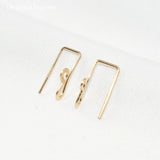 925 Silver Ear Clip Earrings Charm Jewelry Ear Cuff Boho Earrings