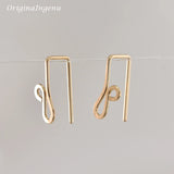 925 Silver Ear Clip Earrings Charm Jewelry Ear Cuff Boho Earrings