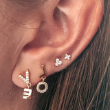 925 Silver LOVE Zircon Earrings for Women