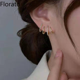 925 SilverZircon Stud Earrings for Women