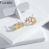 925 SilverZircon Stud Earrings for Women
