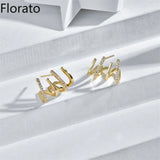 925 SilverZircon Stud Earrings for Women