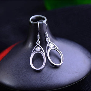 925 Silver Earring Components Plated Sterling Silver Earring Settings