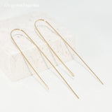 925 Silver Drop Earrings Handmade Wrap Oorbellen