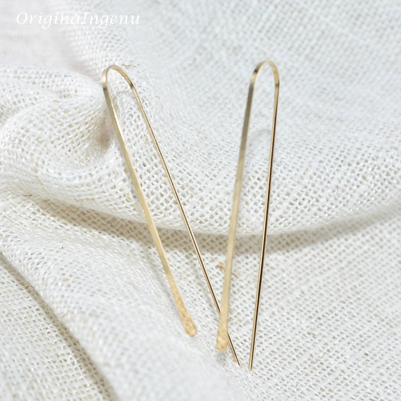 925 Silver Drop Earrings Handmade Wrap Oorbellen