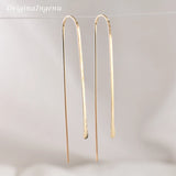925 Silver Drop Earrings Handmade Wrap Oorbellen