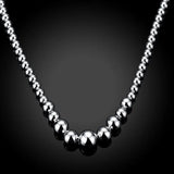 925 Silver Gorgeous Charm Chain Necklace 18 Inches Silver Jewelry