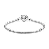 925 Silver Family Tree Snake Chain Bracelet for Women