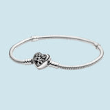 925 Silver Family Tree Snake Chain Bracelet for Women