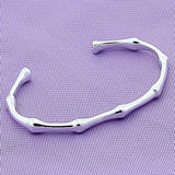 925 Silver Bamboo Bracelet for Women