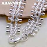 925 Silver Bracelets For Women Men Wedding Jewelry