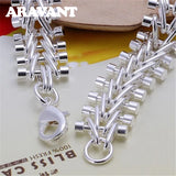 925 Silver Bracelets For Women Men Wedding Jewelry