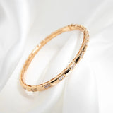 925 Silver Gilded Snake Bone Bracelet for Women