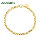 925 Silver Beads Bracelets Chain For Women