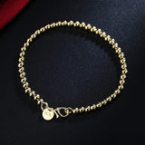 925 Silver Beads Bracelets Chain For Women