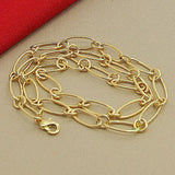 925 Silver Chains Necklaces For Women Jewelry Accessories