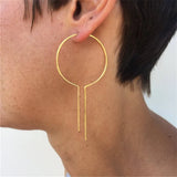925 Silver Hoop Earrings Boho Orecchini Brincos