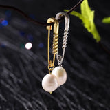 925 Silver Pearl Drop Earring for Women