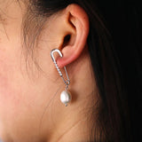 925 Silver Pearl Drop Earring for Women
