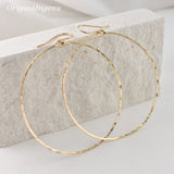 925 Silver Hammered Hoop Earrings Vintage Filled Jewelry