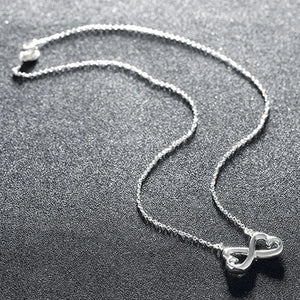 925 Silver Heart Pendant Necklaces For Women