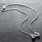 925 Silver Heart Pendant Necklaces For Women