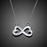 925 Silver Heart Pendant Necklaces For Women