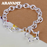 925 Silver Star Bracelet Women Wedding Jewelry