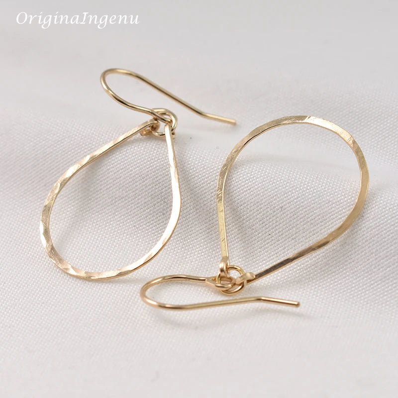 Vintage 925 Silver Hoop Earrings Boho Jewelry