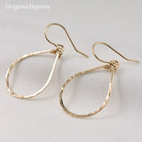Vintage 925 Silver Hoop Earrings Boho Jewelry