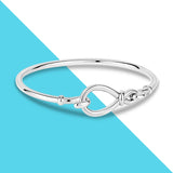 925 Silver Infinity Symbol Chain Bracelet for Women DIY Jewelry