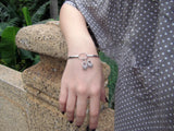 925 Silver Sweet Shoes Charm Bracelet for Girls