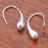 925 Silver Water Drop Earrings for Women Wedding Party