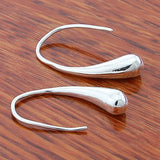 925 Silver Water Drop Earrings for Women Wedding Party