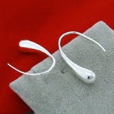 925 Silver Water Drop Earrings for Women Wedding Party