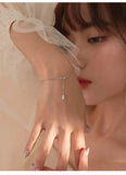 925 Silver Tassel Bracelet for Women