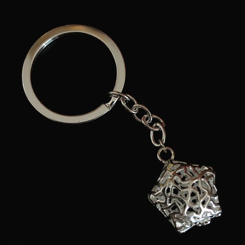 925 Silver Key Chains Star Pendant Keyrings Charm Women Jewelry Gift