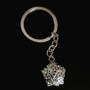 925 Silver Key Chains Star Pendant Keyrings Charm Women Jewelry Gift