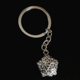 925 Silver Key Chains Star Pendant Keyrings Charm Women Jewelry Gift