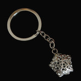 925 Silver Key Chains Star Pendant Keyrings Charm Women Jewelry Gift