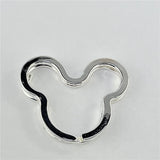 925 Silver Keychain Circle Shape Keychain Jewelry Gift