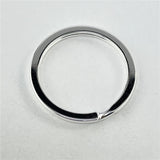 925 Silver Circle Shape Keychain Jewelry Gift