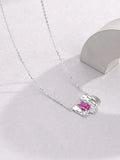925 Silver Irregular Pendants Necklace for Women