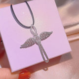 925 Silver Cross Necklace for Couples